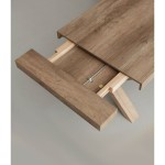 Tavolo in legno base X naturale