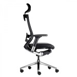 Sedia Nera con schienale alto da ufficio