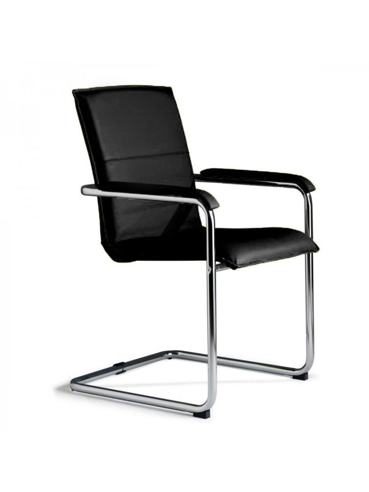 Poltrona Nera per ufficio Cubika