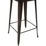 Tavolo snack TOLIX in acciaio zincato