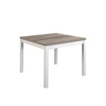 Tavolo moderno con piano in legno