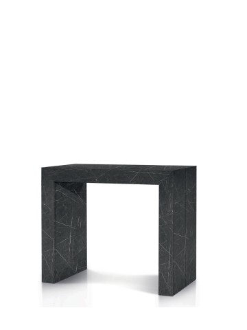 Consolle Tavolo 90 x 45 effetto Marmo Allungabile 90 x 295 cm