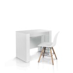 Consolle bianco consumato 5 ALL. 50 cm