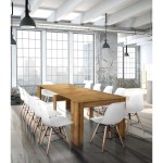 Consolle Tavolo 90 x 50 Nobilitato Grigio Beton Allungabile 12 posti