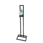Piantana Porta Dispenser in ferro tubolare 20x20 per Igienizzante Mani