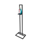 Piantana Porta Dispenser in ferro tubolare 20x20 per Igienizzante Mani