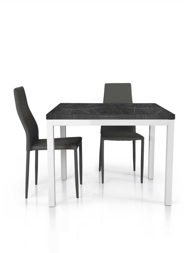 Tavolo a Libro Effetto Marmo Nero