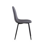 Sedia in Metallo e Ecopelle