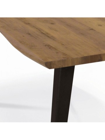 Tavolo base in metallo piano in legno