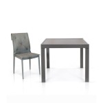 Tavolo Allungabile Quadrato in Vetro