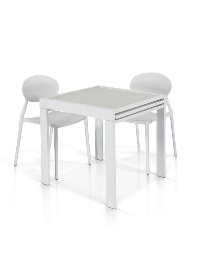 Tavolo quadrato tortora