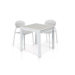 Tavolo quadrato tortora