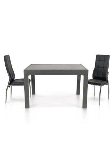 Tavolo Allungabile Rettangolare Vetro e Metallo