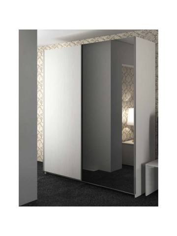 Guardaroba a due ante scorrevoli a specchio
