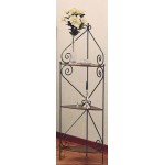 Angoliera etagere in ferro 28 x 28 H. 140