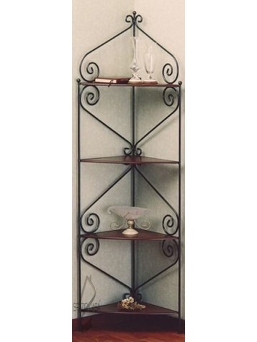 Angoliera etagere in ferro 28 x 28 H. 140