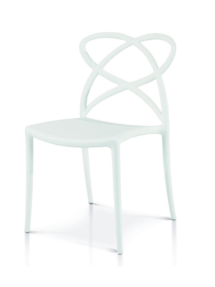 Sedia da Esteri in Polipropilene Bianca