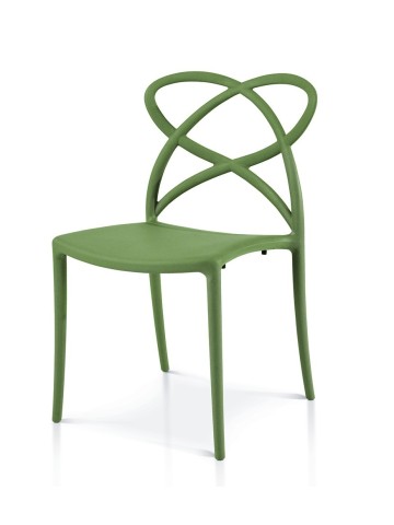 Sedia di Design in Polipropilene Avocado