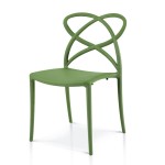 Sedia di Design in Polipropilene Avocado