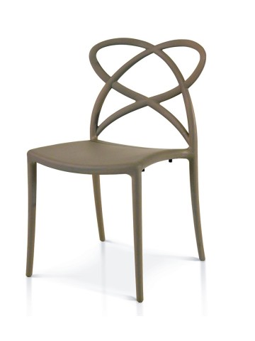 sedia di Design in Polipropilene Avocado