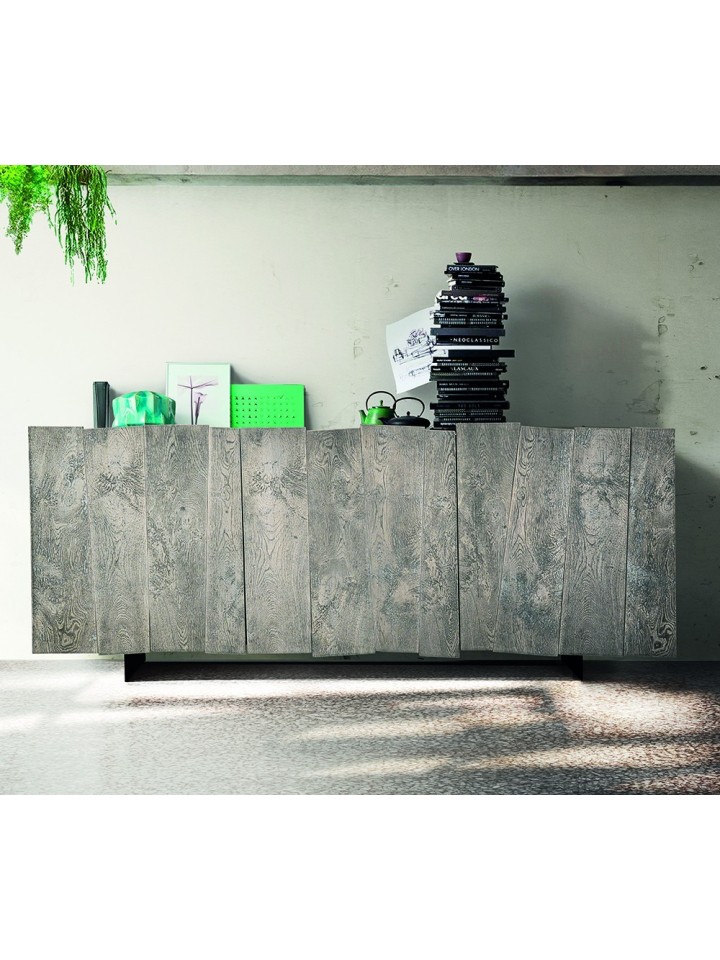 Credenza 4 ante Rovere notato