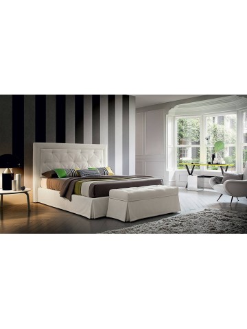 Letto Singolo Testata Sfoderabile Adrian Felis