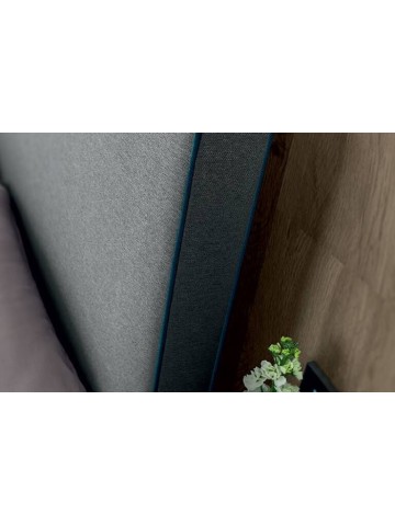 Letto imbottito design semplice Charles Felis