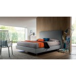 Letto imbottito design semplice Charles Felis