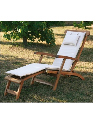 Sdraio in legno Real Chaise Longue