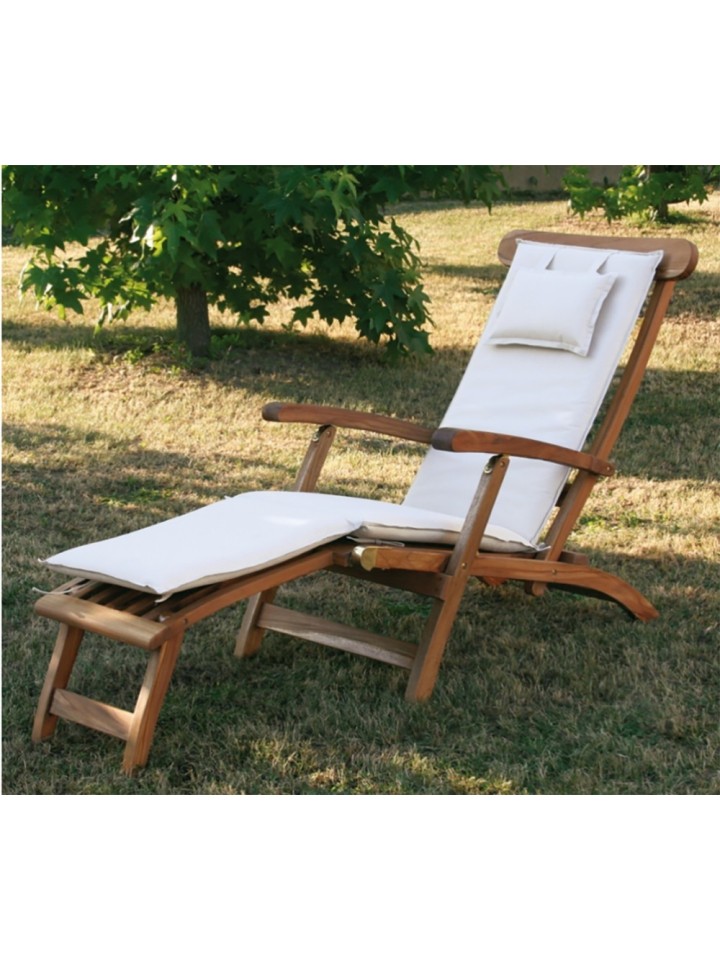 Sdraio in legno Real Chaise Longue