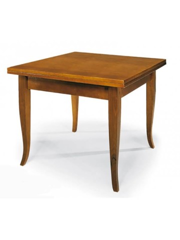 Tavolo legno allungabile quadrato Noce