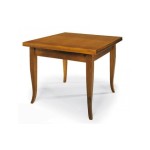 Tavolo legno allungabile quadrato Noce