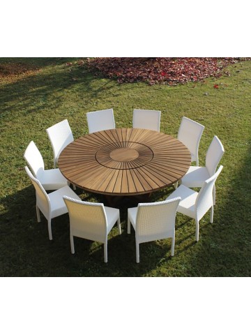 Tavolo da giardino in teak Real Table