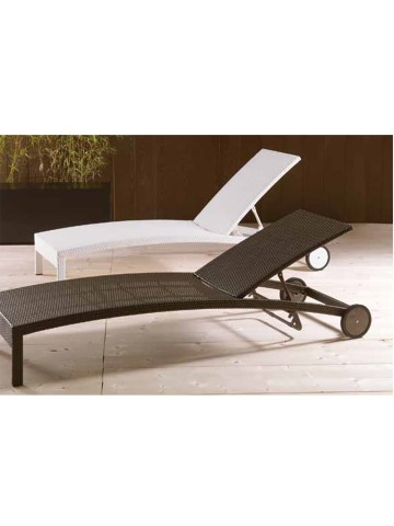 Lettino SUN BAD in wicker