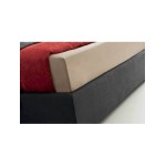 Letto con testata reclinabile Luis Felis