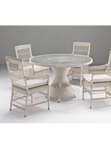 Tavolo CAMILLE Bianco