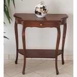 Consolle in legno 1 cassetto Noce Scuro