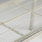 Tavolo Rettangolare CAMILLE Bianco