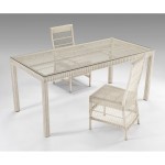 Tavolo Rettangolare CAMILLE Bianco