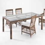 Tavolo Rettangolare CAMILLE Bronze