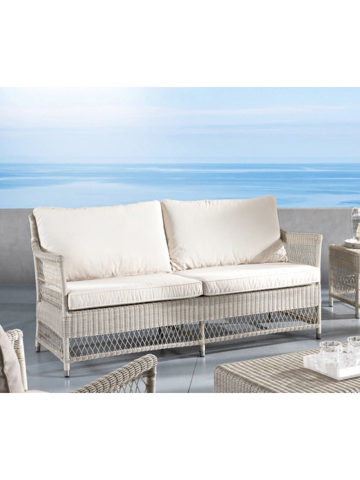 Divano Camille 3 posti Bianco