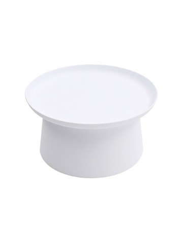 Tavolino Colorato Basso Polipropilene Bianco