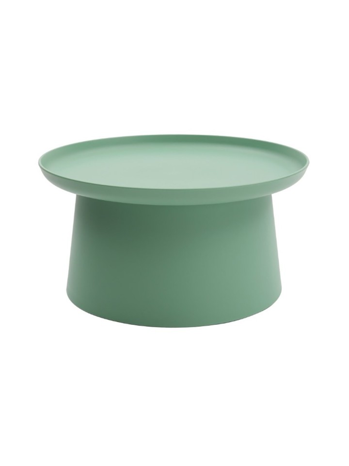 Tavolino Rotondo Polipropilene Verde