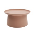 Tavolino Rotondo Polipropilene Rosa