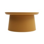 Tavolino Rotondo Polipropilene Giallo