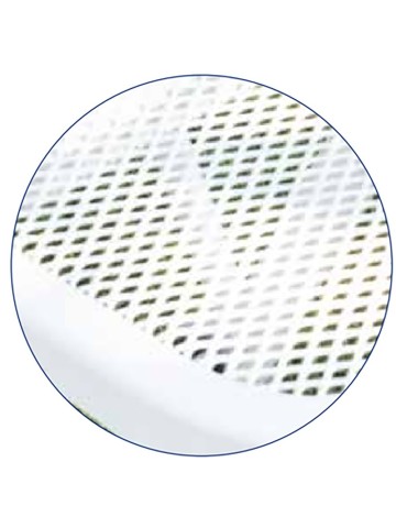 Tavolino Quadrato in Ferro Pieghevole Bianco