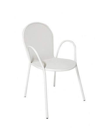 Poltrona da esterno in ferro Antracite