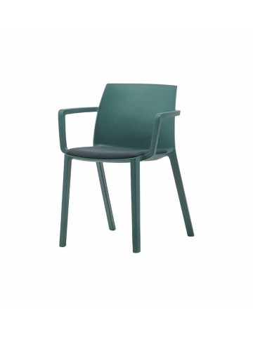 Sedia SEED con braccioli in polipropilene Milani