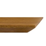 Tavolo Rettangolare Fisso Massello con Gambe in Metallo