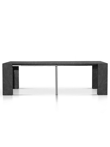 Consolle Tavolo Legno Bianco Consumato Allungabile